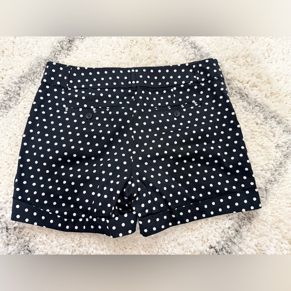 INC International Concepts Black & White Polka Dot Shorts - Picture 2 of 8